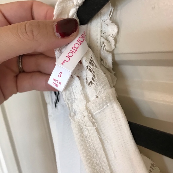 Target white lace romper - Picture 2 of 2